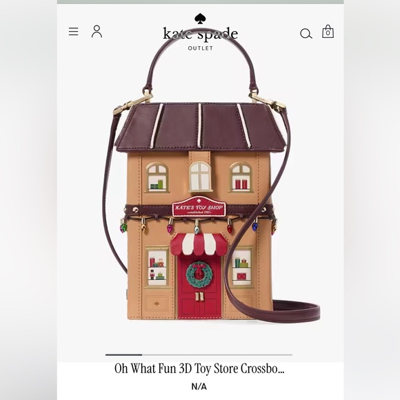 Kate Spade Oh What Fun 3D Toy Store Crossbody - Picture 1 of 9